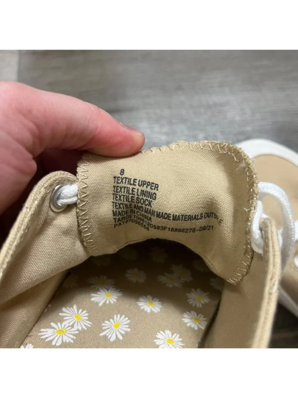 Mad Love Fran Lace Up Fashion Sneakers Tan White Women’s Size 8